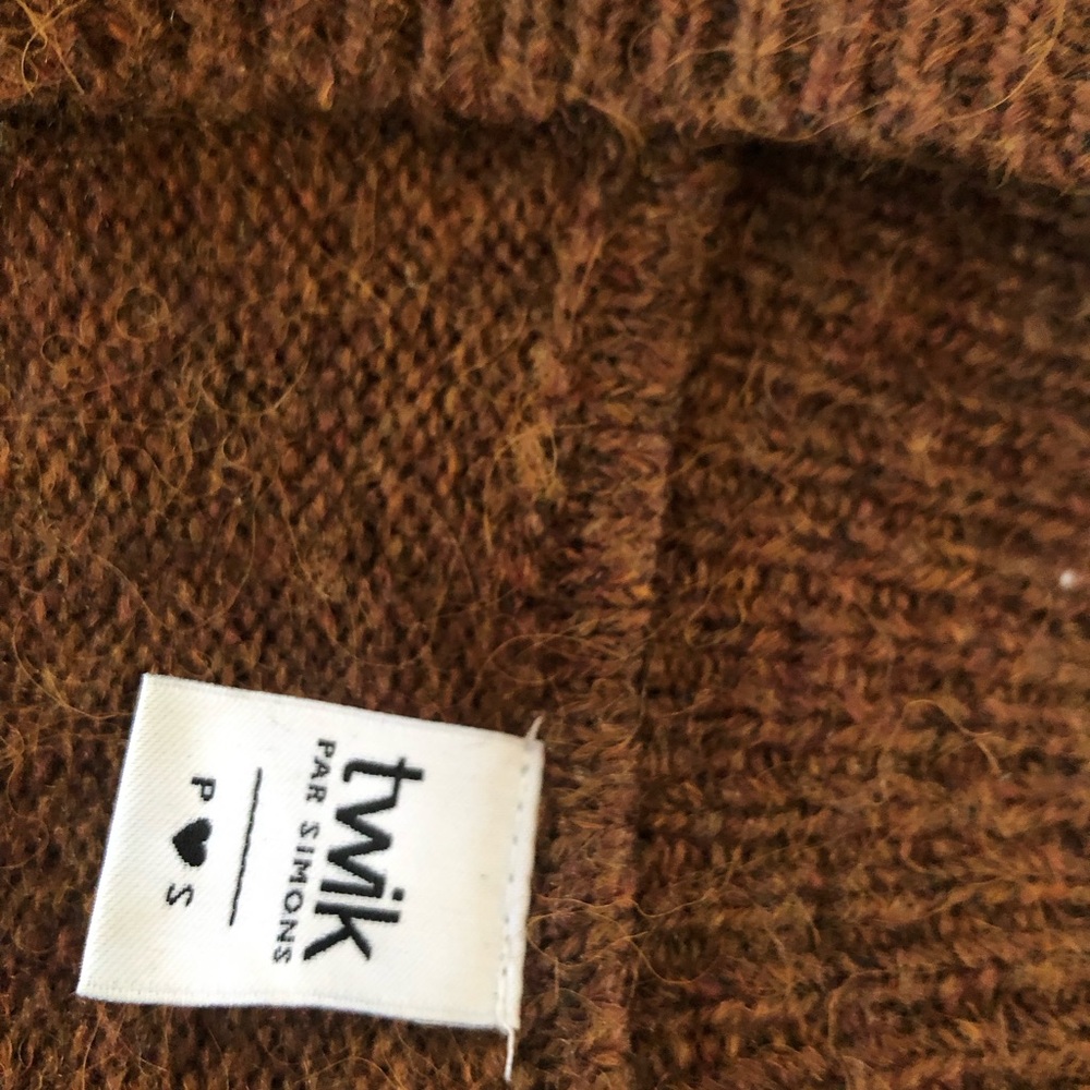Twik Par Simons Warm Brown Knit Cardigan - Picture 2 of 9